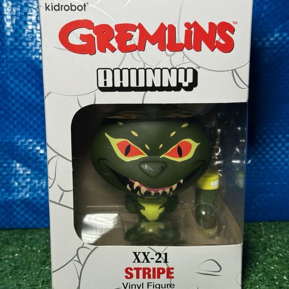 2021 Rare Kidorobot Gremlins XX-21 Stripe Vinyl Figure Keychain